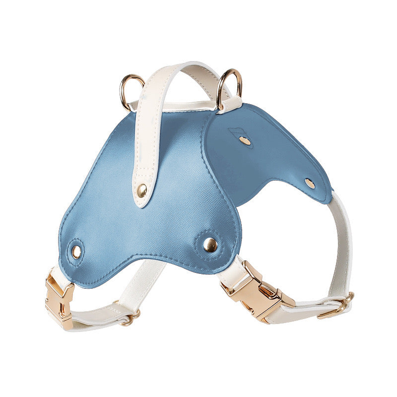 leather dog harness vest