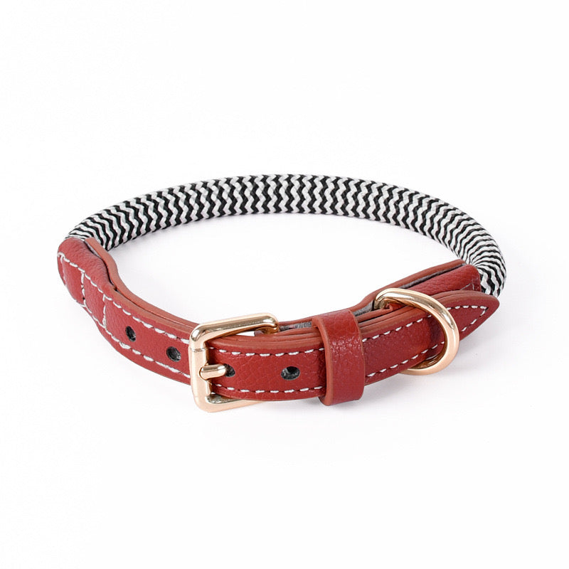 Comfortable Dog Shock 3D Nylon Collar For Medium Large Dogs