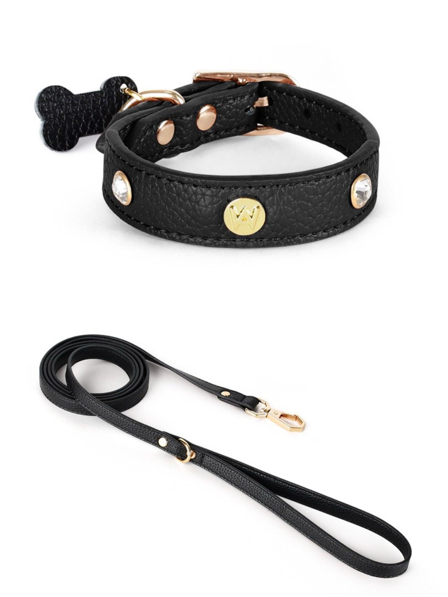 leather dog collars and leashes