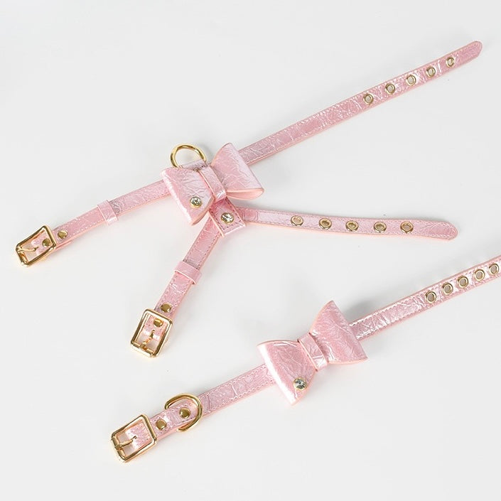 Small Dog Cute Harness and Leash Set