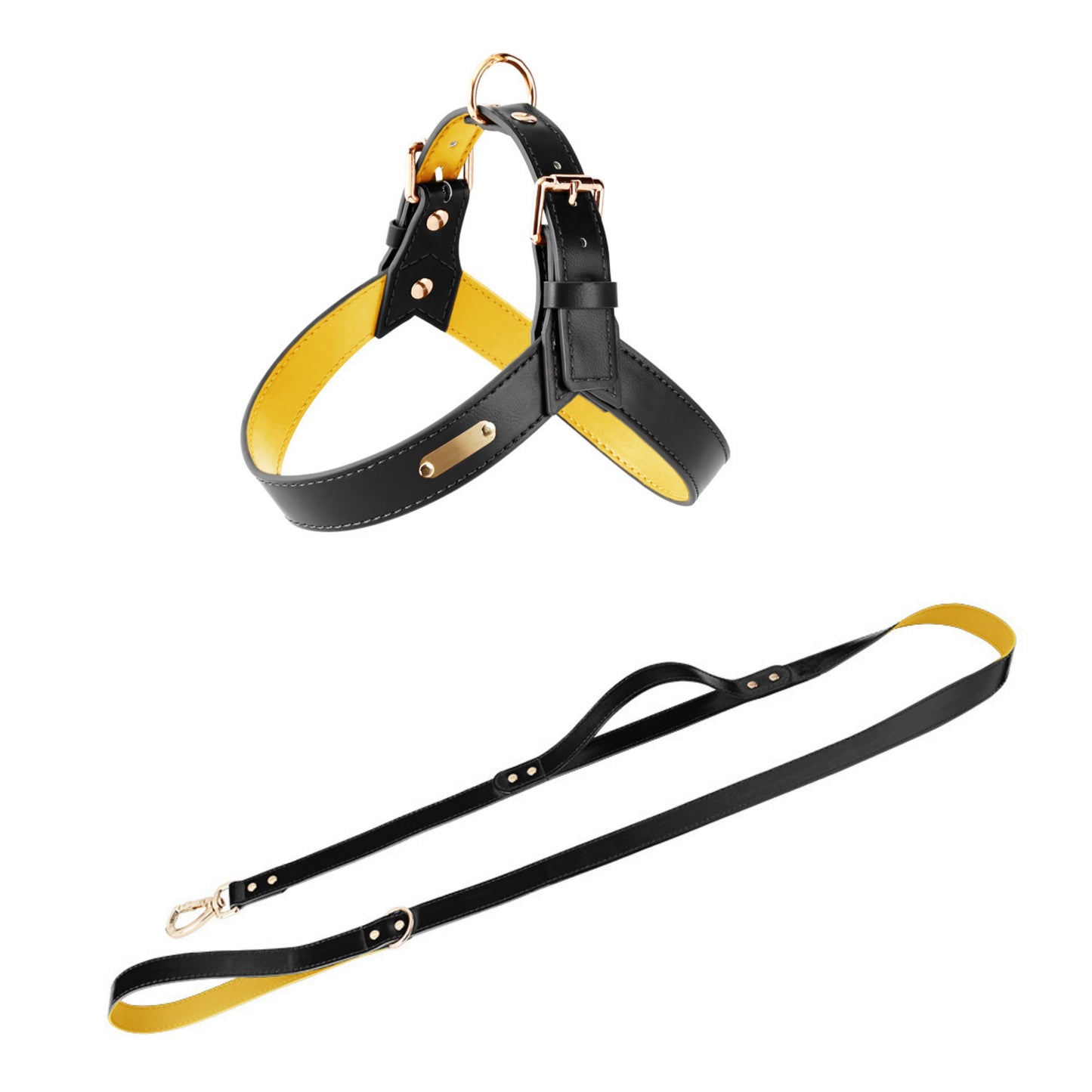 small dog harness and leash set